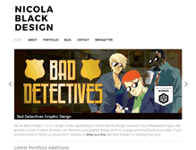 Tablet Screenshot of nicolablack.com
